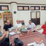 Suasana pertemuan empat pimpinan KONI Kabupaten dengan Ketum KONI Bali